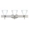 Besa Lighting Mia Vanity, Opal Matte, Satin Nickel Finish, 3x40W Halogen 3SW-177907-SN - alternate 1